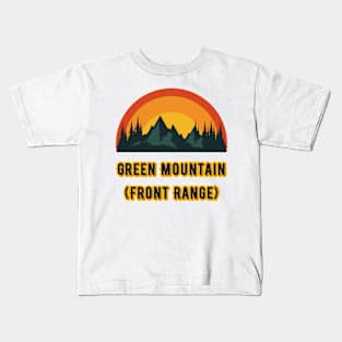 Green Mountain (Front Range) Kids T-Shirt